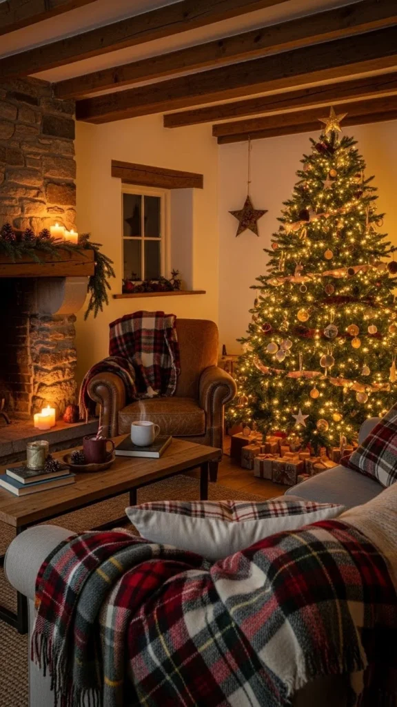 2. Cozy Winter Cabin Look