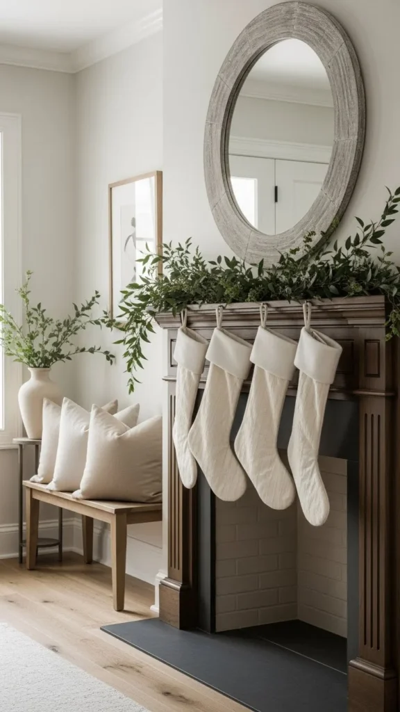 10. Neutral Winter Decor for a Calm Look