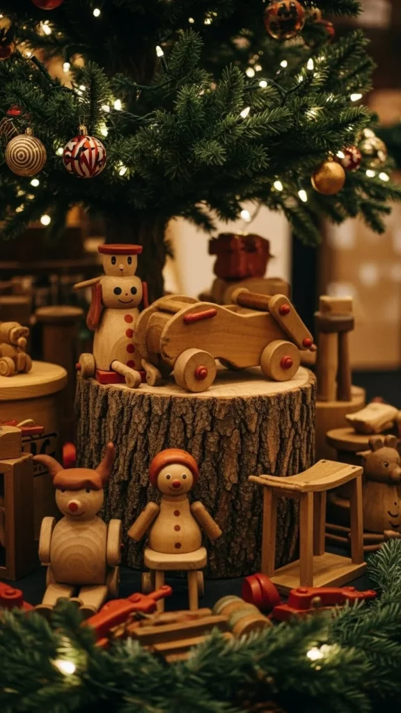 10. Wooden Toy Displays