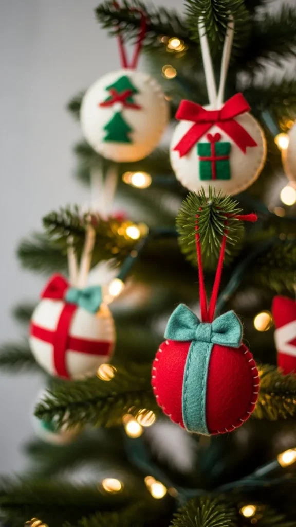12. Felt Ornaments