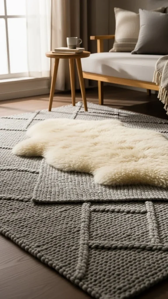 12. Layer Rugs for Warmth