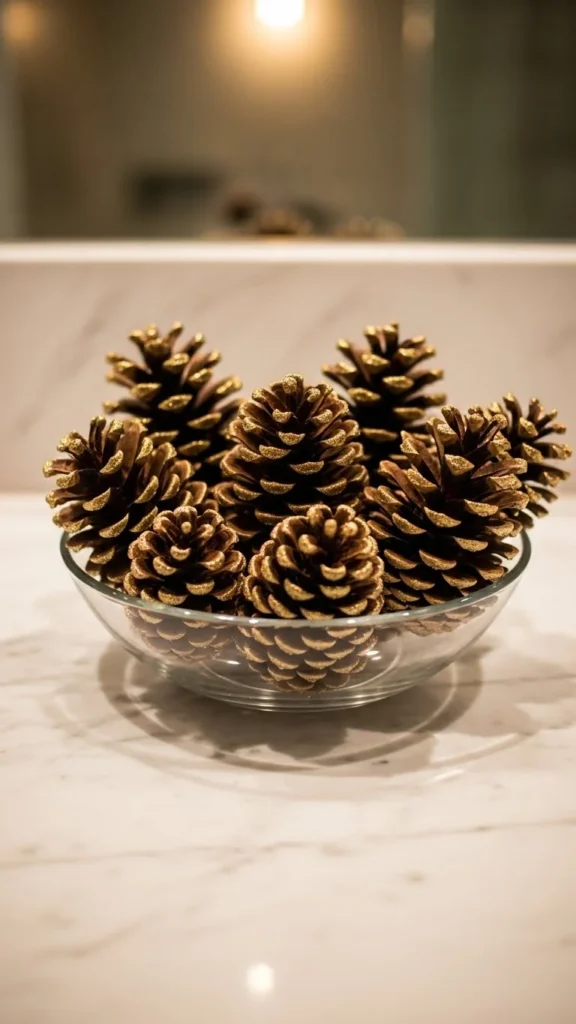 12. Pinecone Decorations
