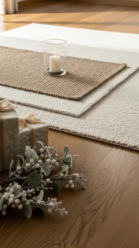 13. Layer Rugs for Texture