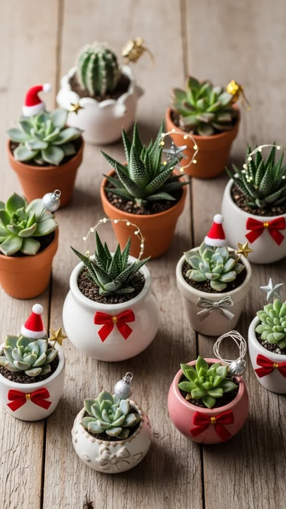 13. Mini Succulent Arrangement