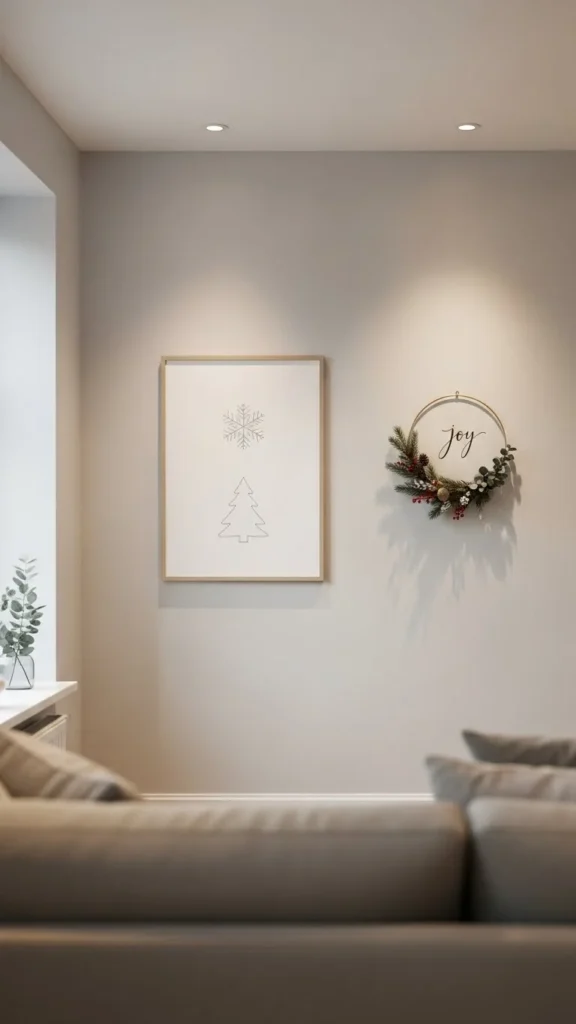 14. Keep Wall Decor Minimal