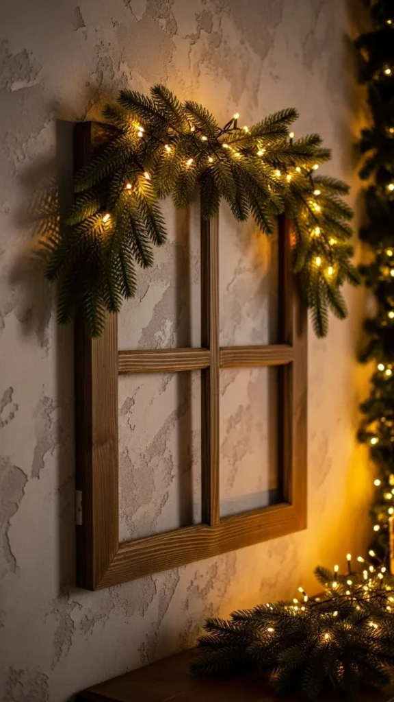 15. Window Frame Wall Decor