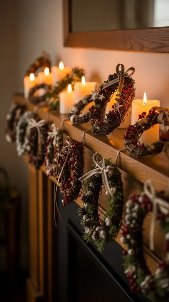 16. DIY Mini Wreaths