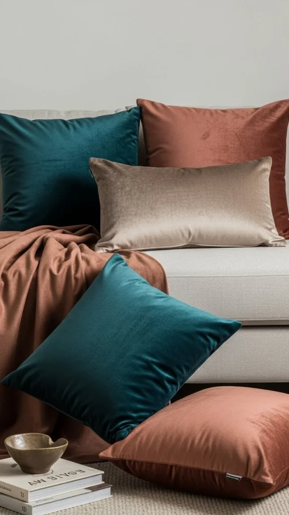 16. Use Velvet or Suede Textures