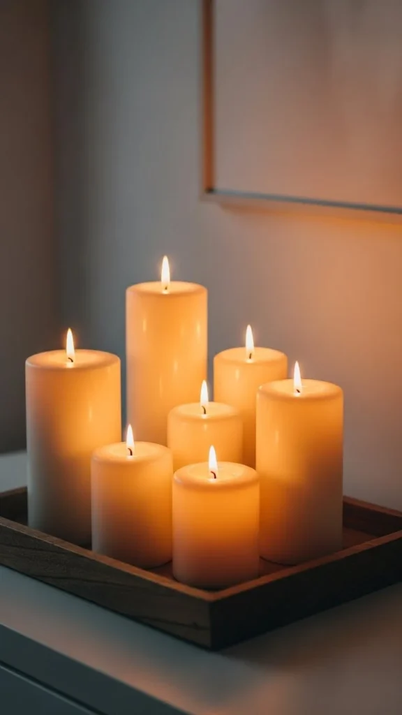 17. Thoughtful Candle Displays