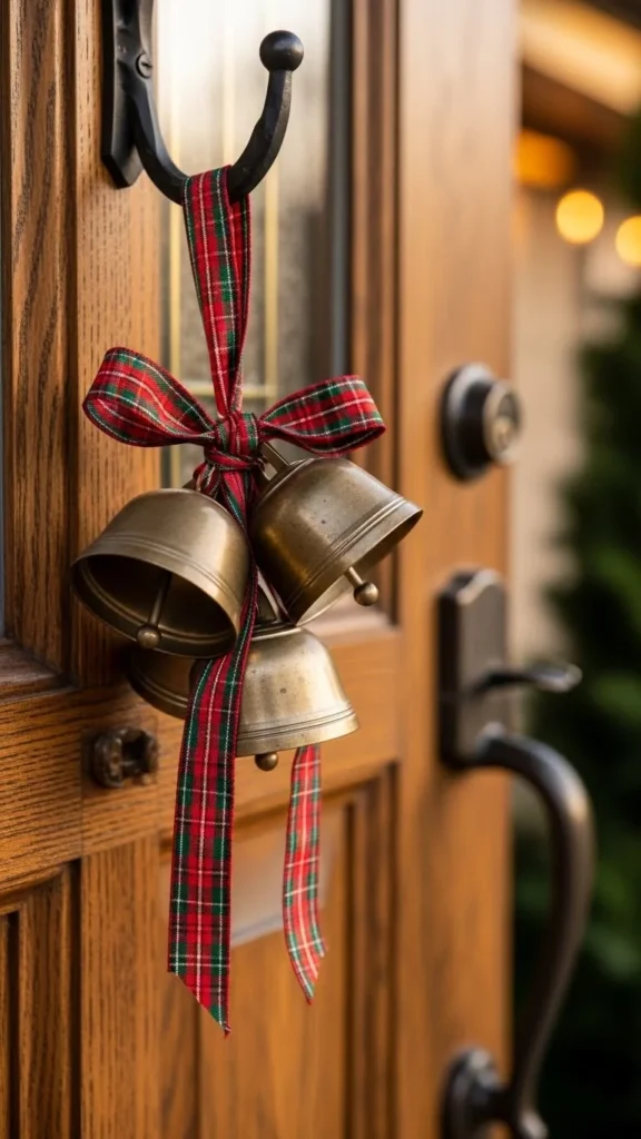 17. Walnut or Gold Bells Hanging by the Door