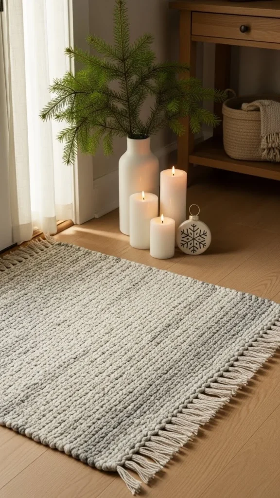 18. A Small Rug for Texture