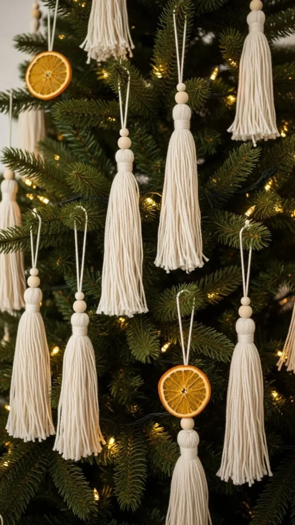 18. Feather or Tassel Accents