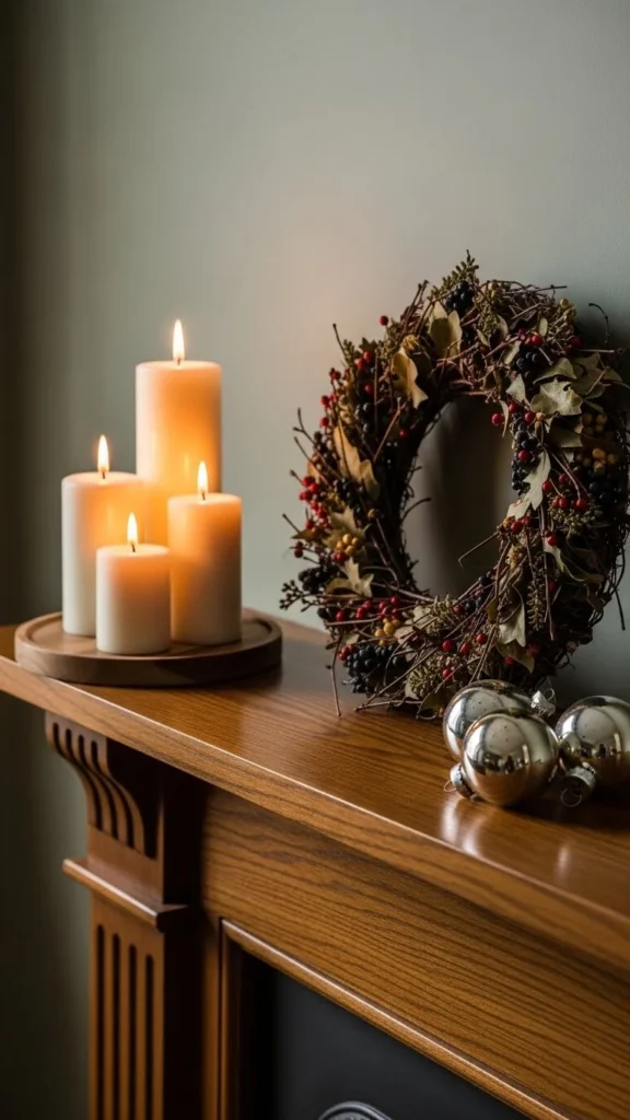 18. Layer Mantel Decor in Odd Numbers