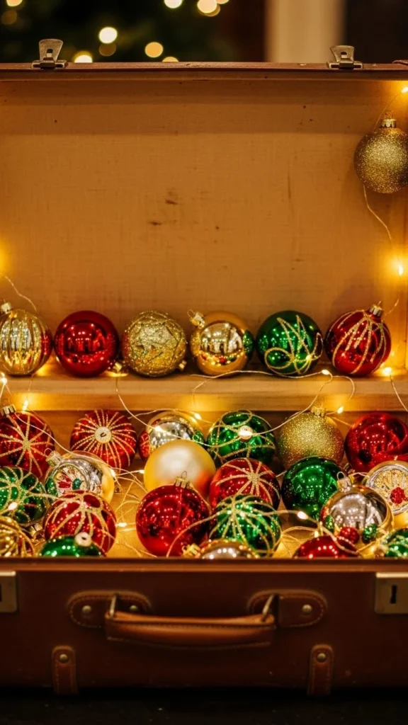18. Old Suitcases as Displays