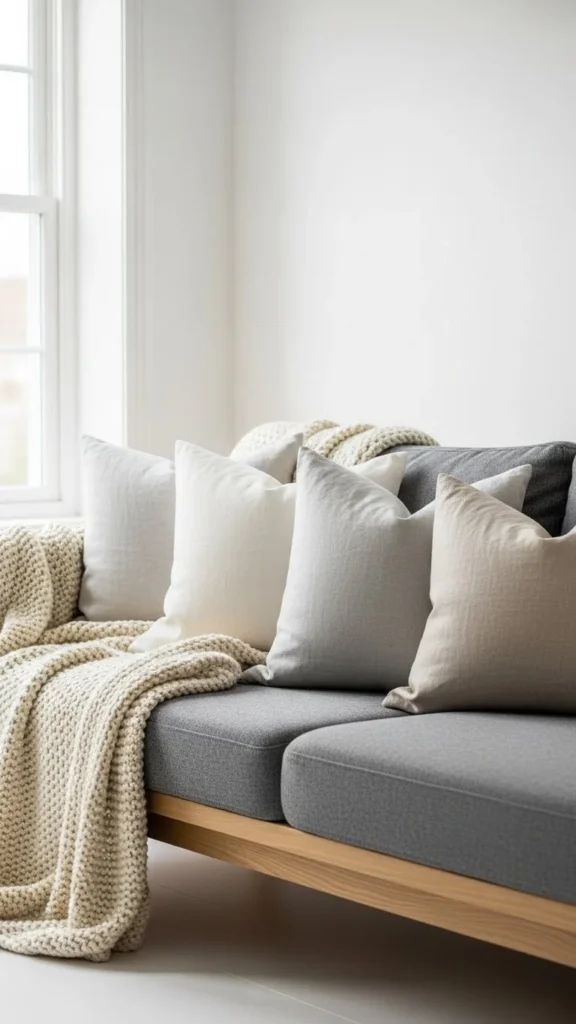 18. Soft Throw Pillows