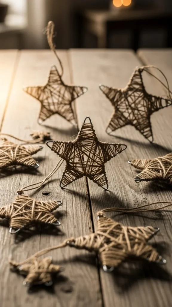 19. Twine Wrapped Stars