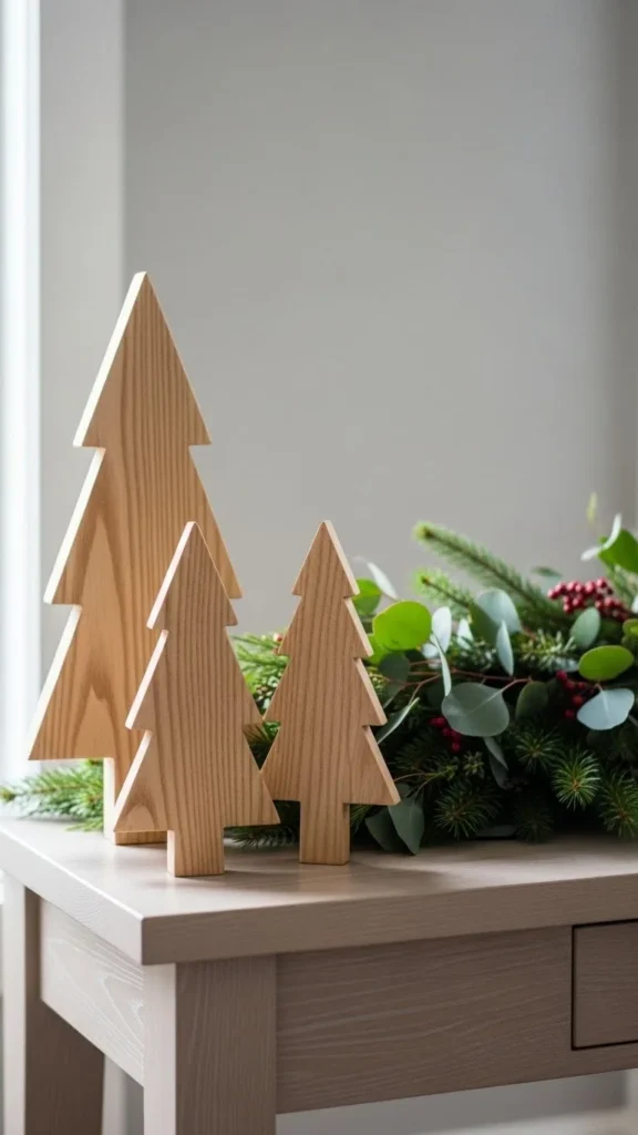 19. Wooden Tree Cutouts