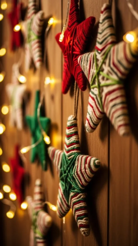 19. Yarn-Wrapped Decorations