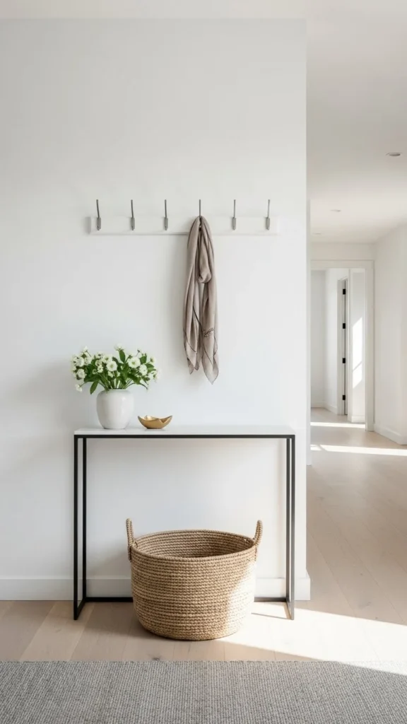 2. Decluttered Entryway with a Purpose