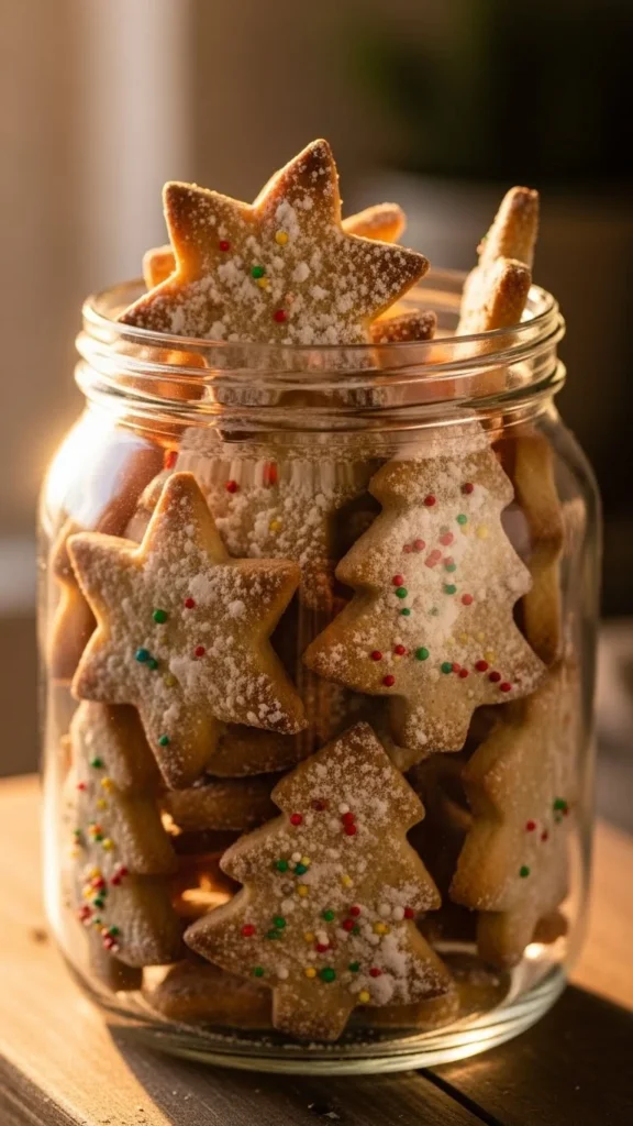 21. Christmas Cookie Jar Display