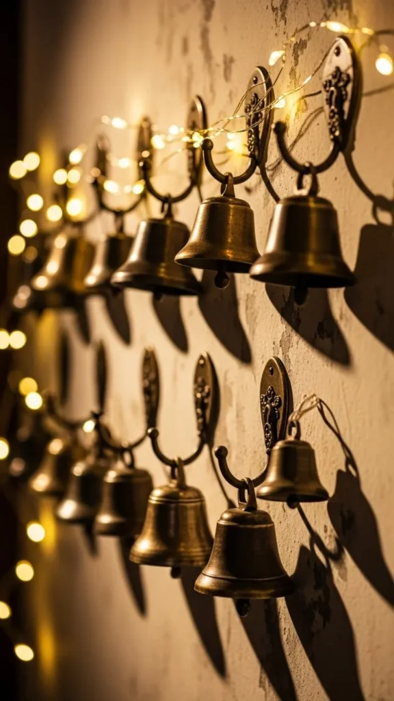 21. Hanging Bells Wall Accent