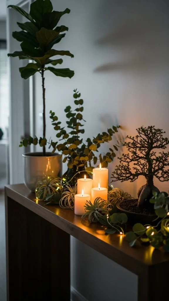 22. Holiday-Themed Entry Table