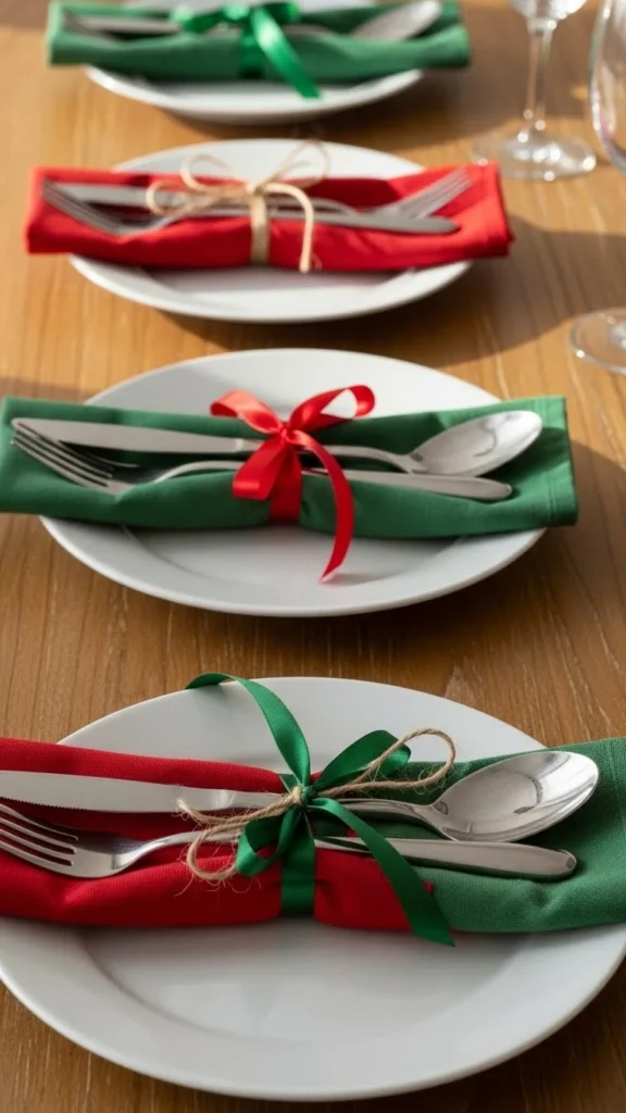 22. Wrapped Cutlery Bundles