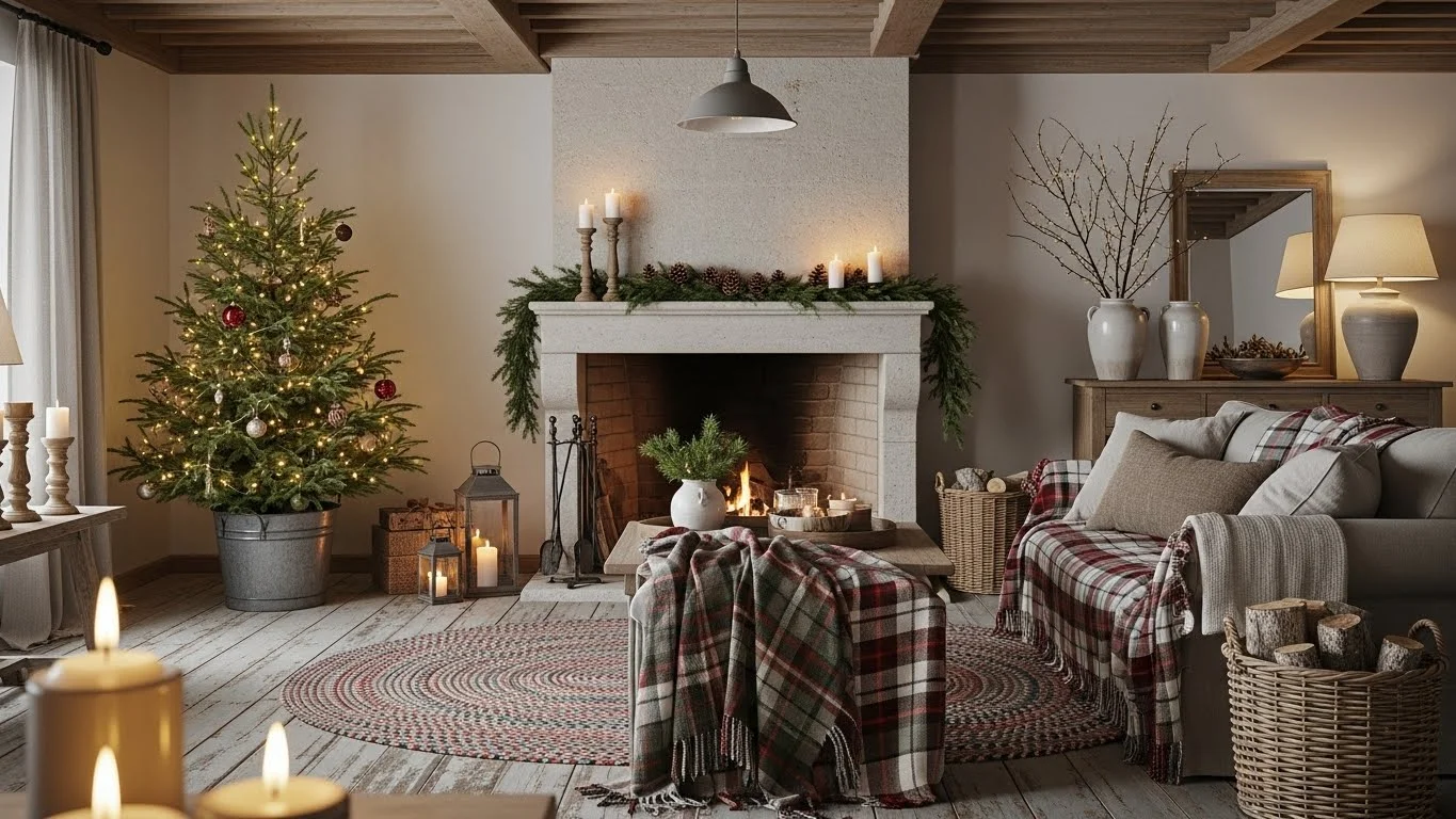 23 Rustic Farmhouse Christmas Decor Ideas For the Coziest Holiday Ever