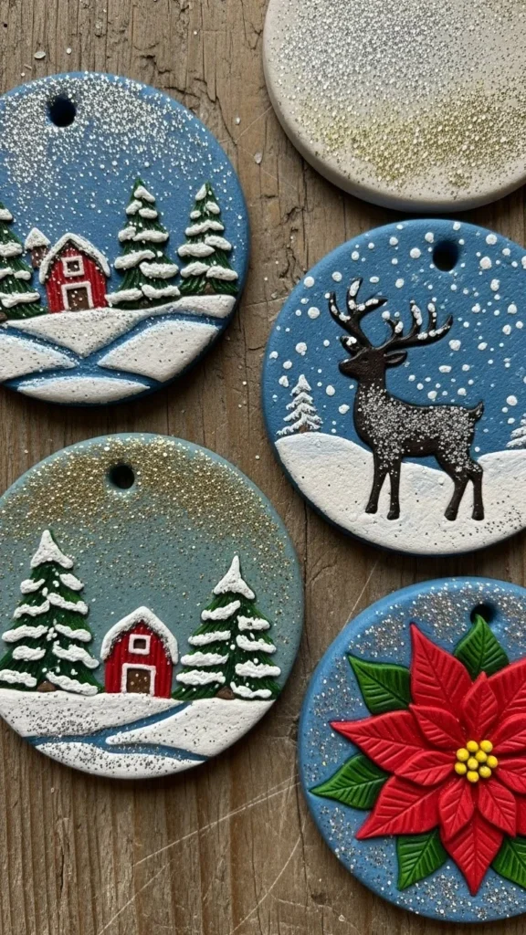 23. Clay Ornament Discs