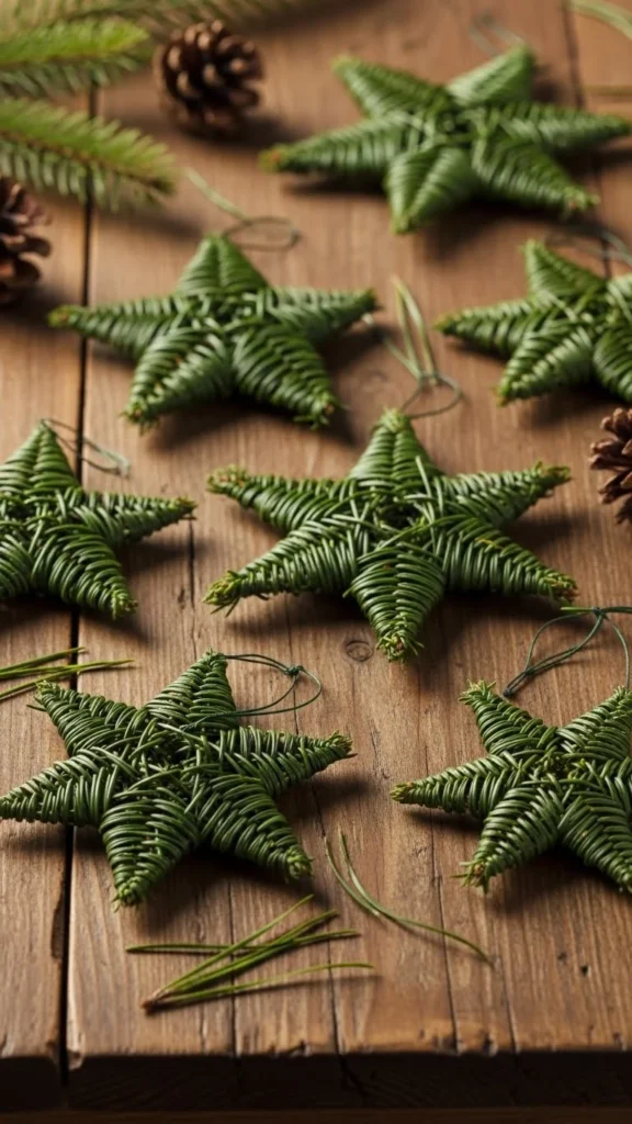 24. Pine Needle Stars