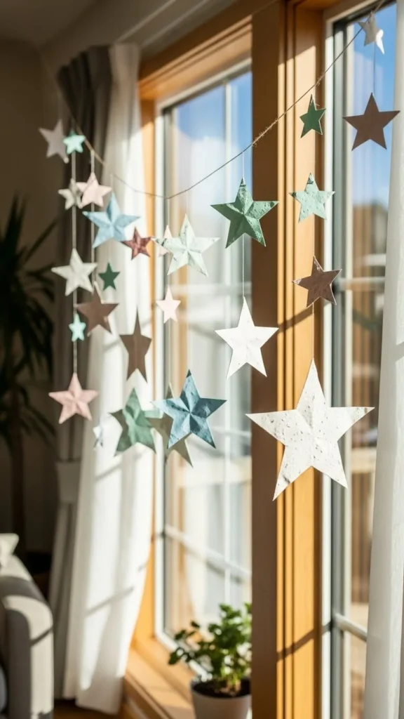 3. DIY Paper Star Garland