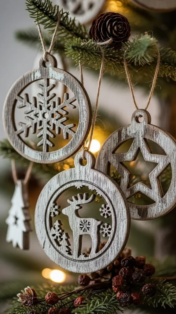 3. Incorporate Wooden Ornaments
