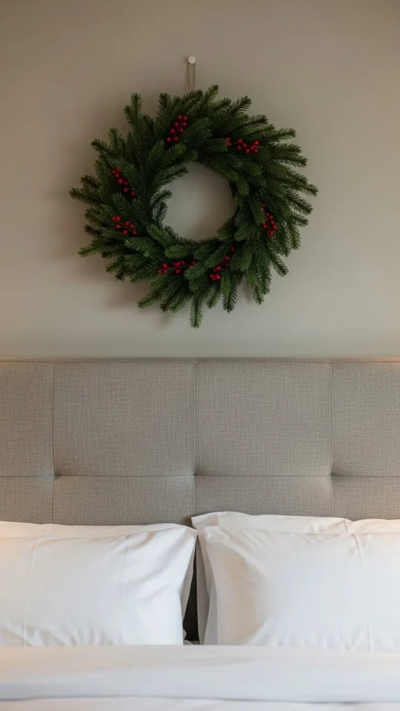 4. Hang a Minimalist Wreath