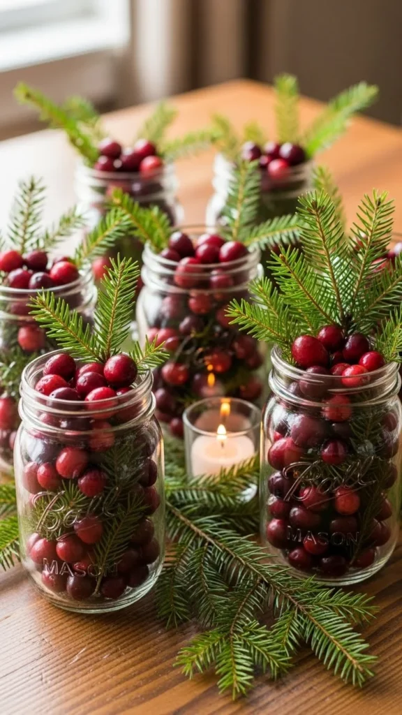 5. DIY Mason Jar Centerpieces