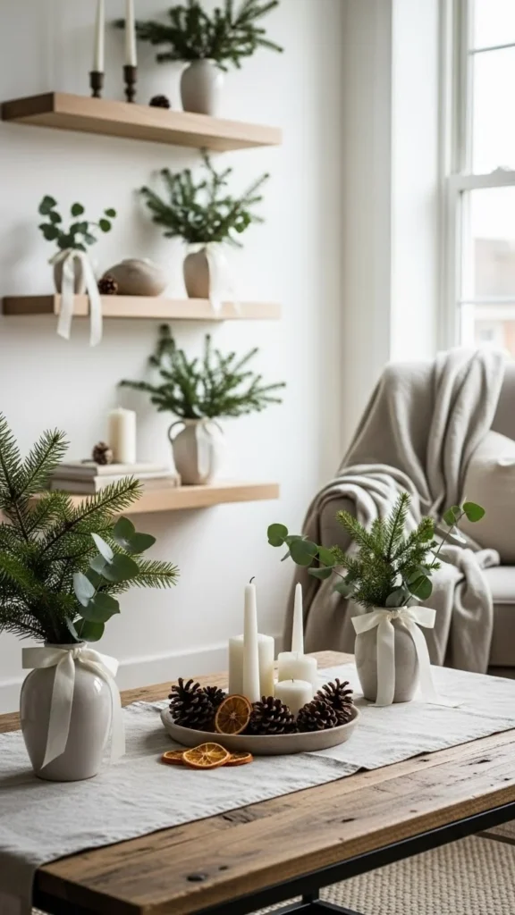 5. Swap Bold Prints for Subtle Natural Materials