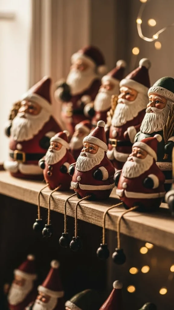 5. Vintage Santa Figurines