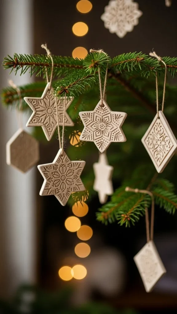 7. Handmade Clay Ornaments