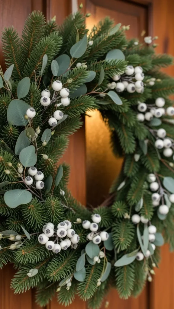 7. Winter Wreath With Natural Textures
