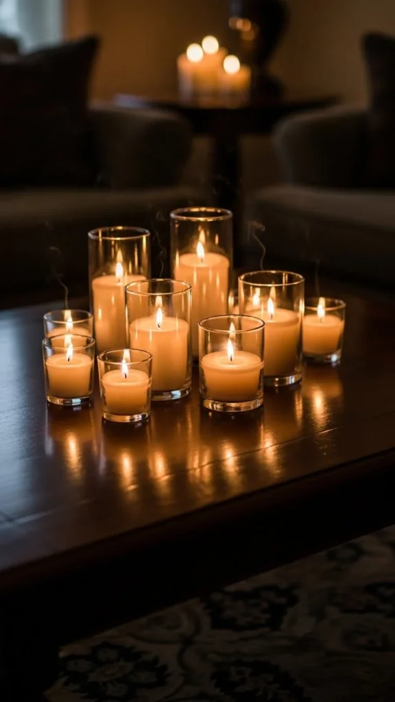 8. Use Candle Clusters for Glow