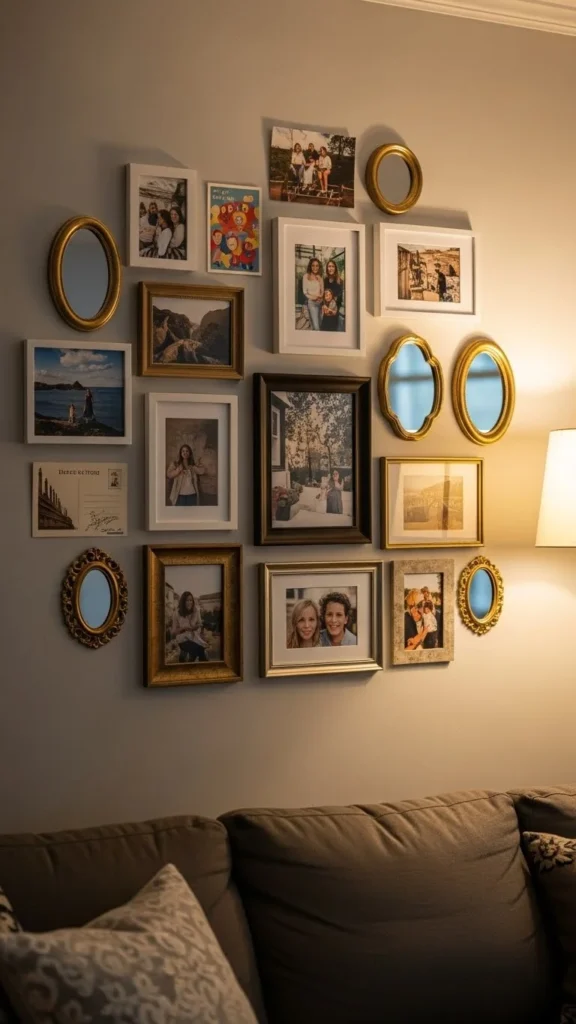 8. Wall Collage with Memories