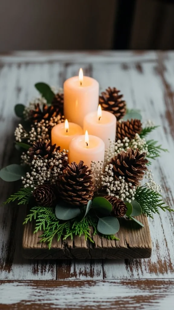 9. Earthy Table Centerpiece