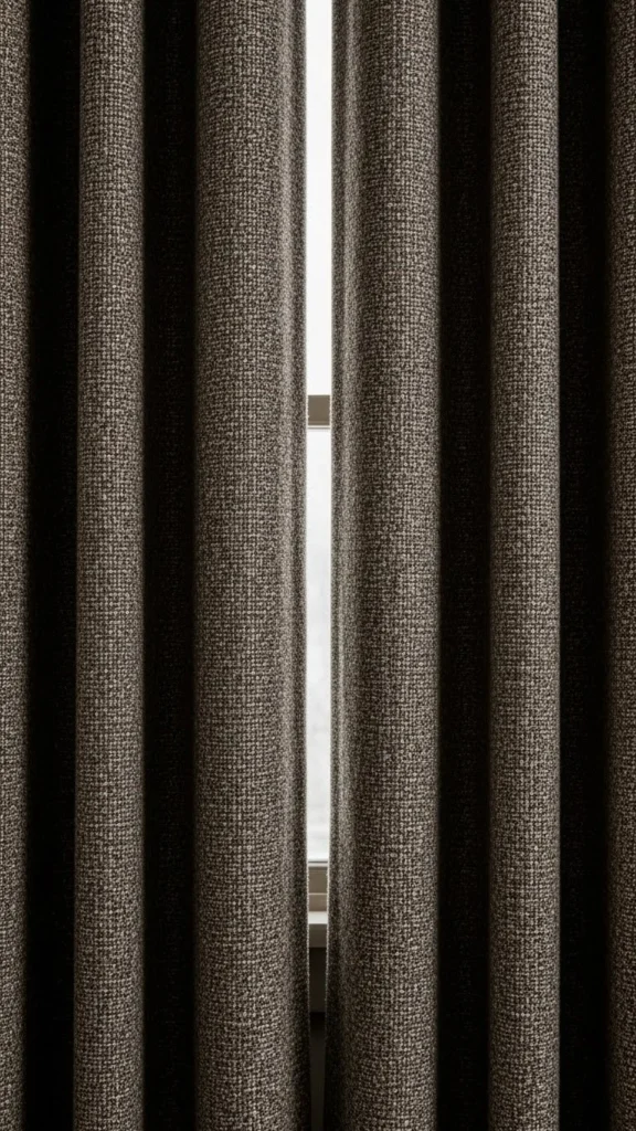 9. Hang Soft Winter Curtains