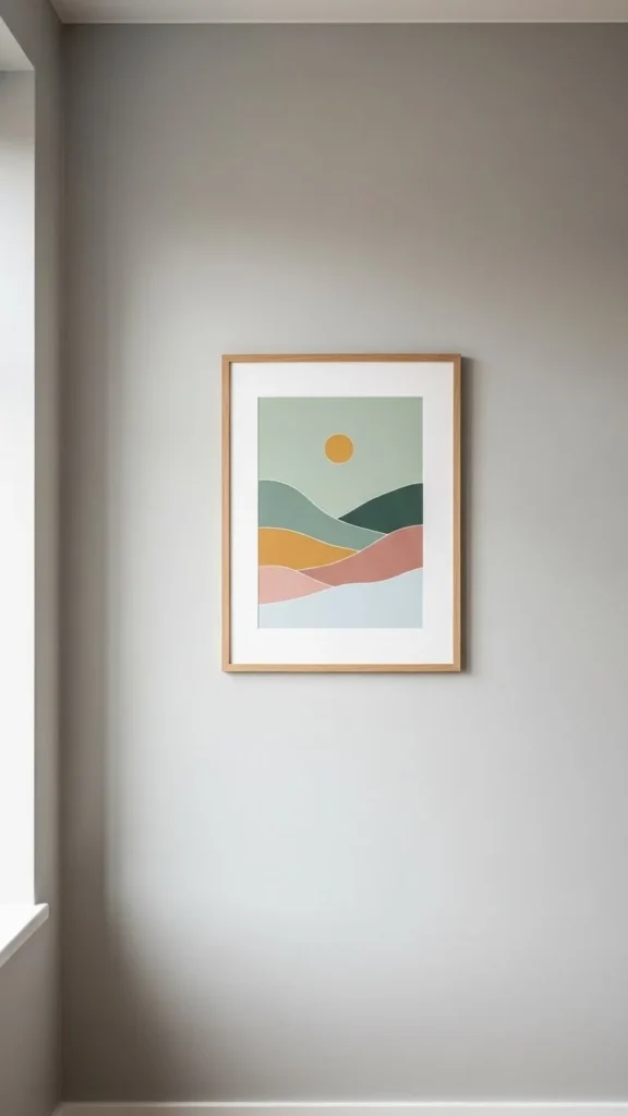 9. Keep Wall Decor Simple