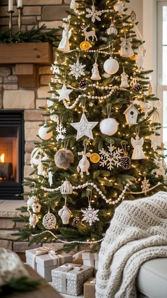 9. Use Neutral-Colored Ornaments
