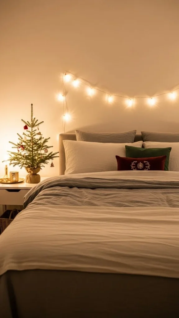 Christmas bedroom decor