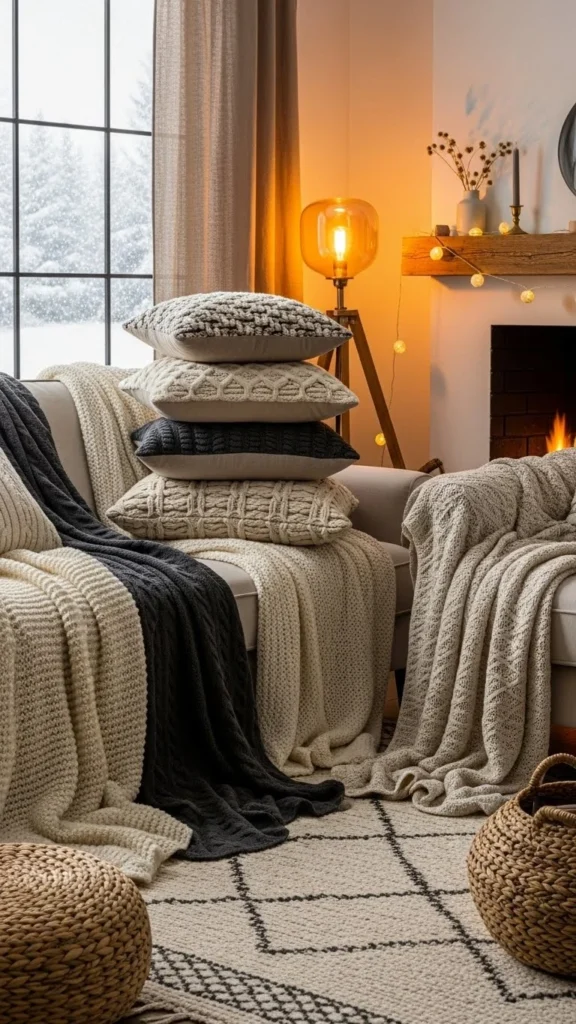 Cozy winter decor