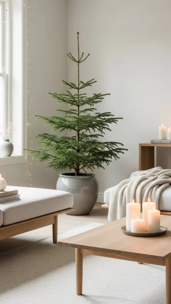 Minimalist Christmas decor