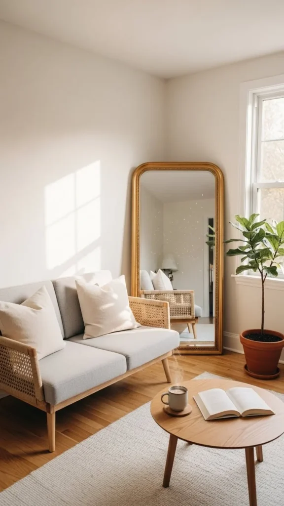 how to make a small room look bigger